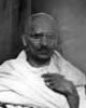 Mahatma Gandhi lookalike